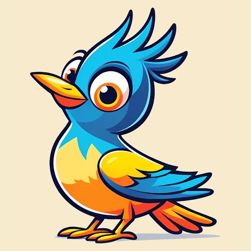 Blauer Vogel