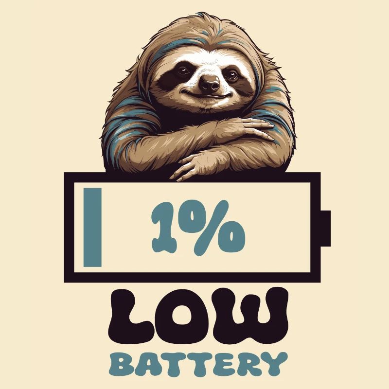 Sloth Empty Battery