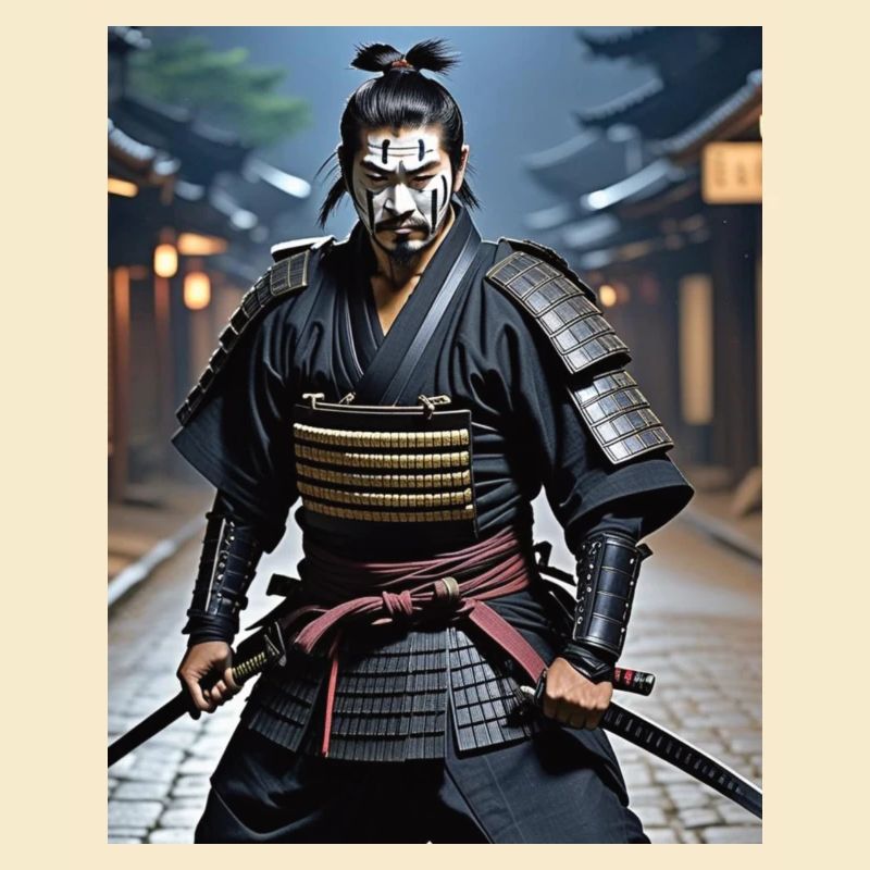 Samurai Krieger.