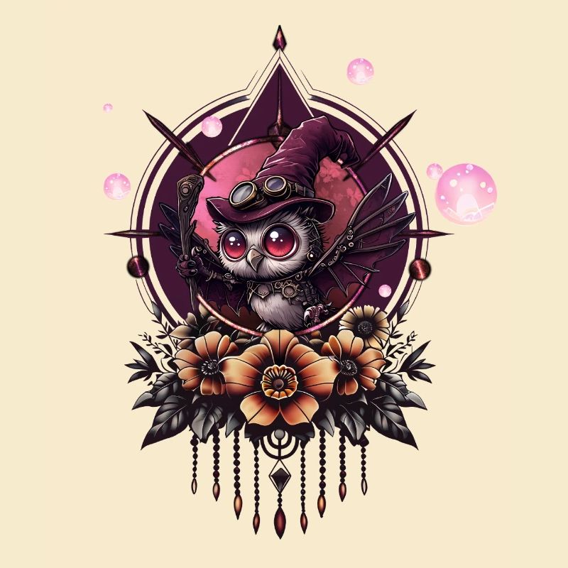 Die Steampunk-Eule: Hüter der Geheimnisse.