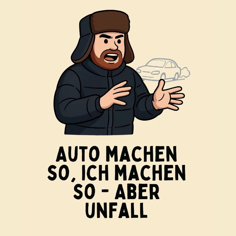 Auto machen so ich machen so - aber Unfall