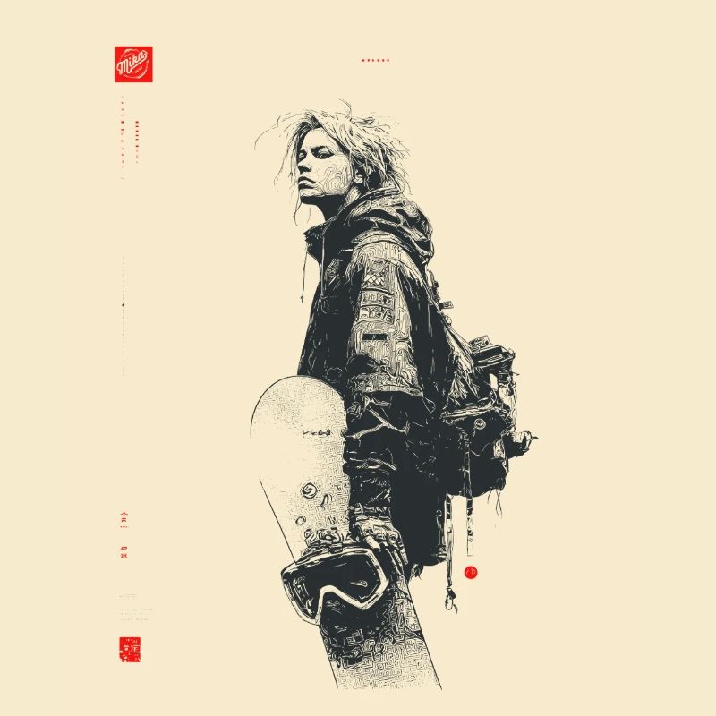 Dunkle Silhouette mit Dread