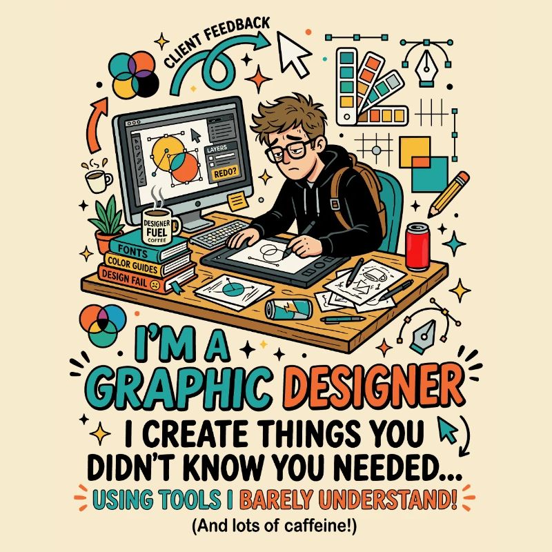 Graphic Designer Tools Humor Saying