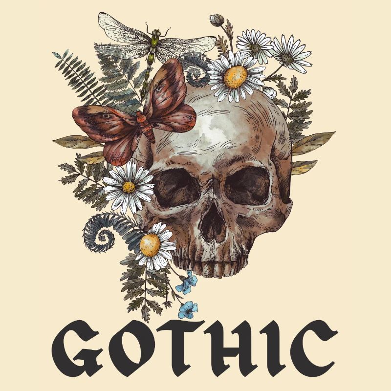 Crâne Gothic Black Edition