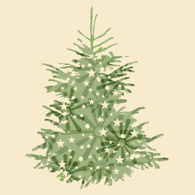 grüner Christbaum, Tannenbaum oder Weihnachtsbaum