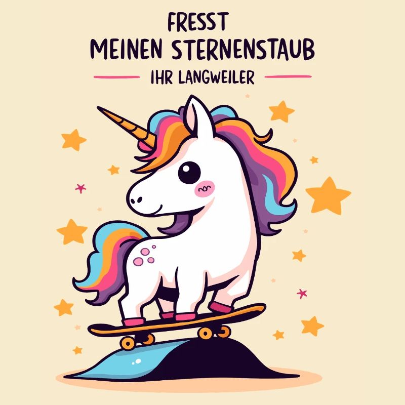 Planche à roulettes Licorne