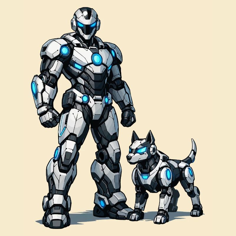 Duo de robots de combat : Compagnons métalliques