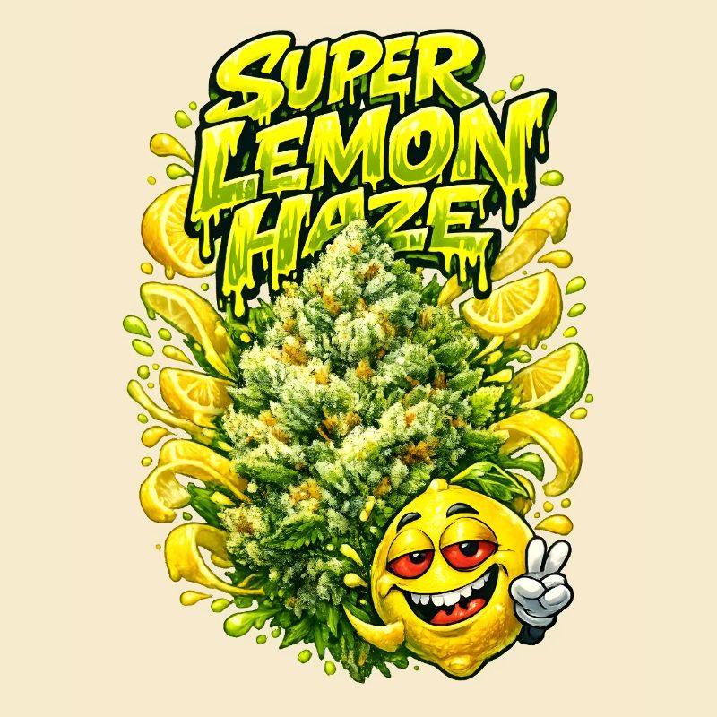 Super Lemon Haze Graffiti-Kunstdruck