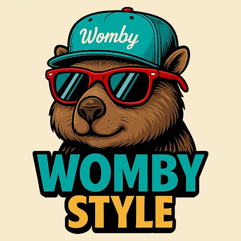 Womby Style Biber mit Sonnenbrillen