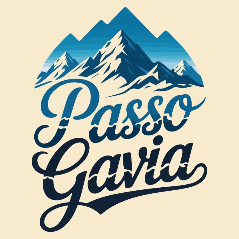 Passo Gavia Script Snow Peak Art