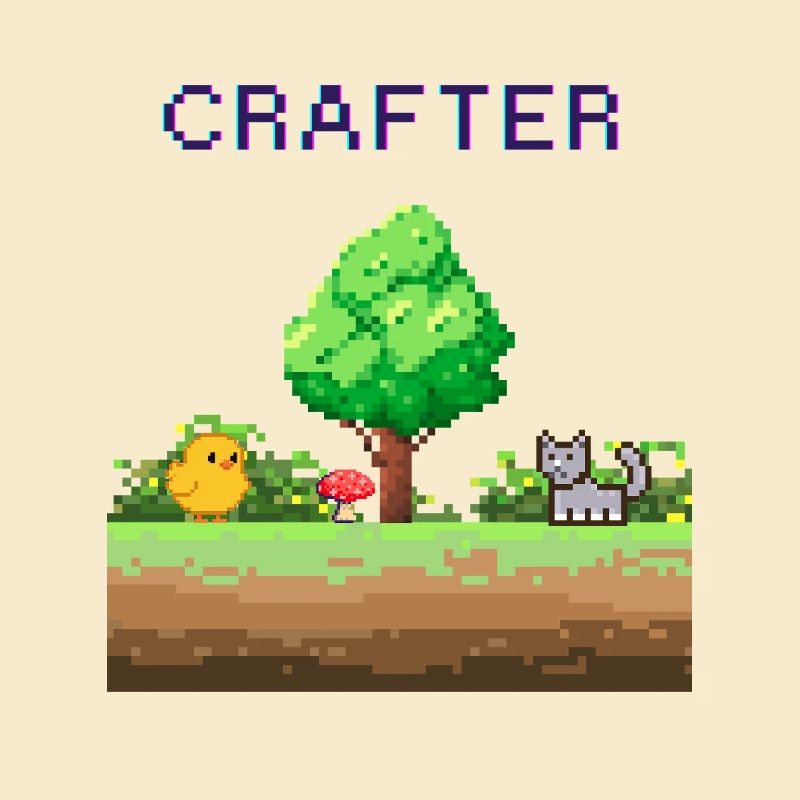 Aventure en forêt de Pixel Crafter
