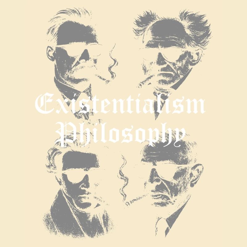 Existentialism Philosophy Portraits