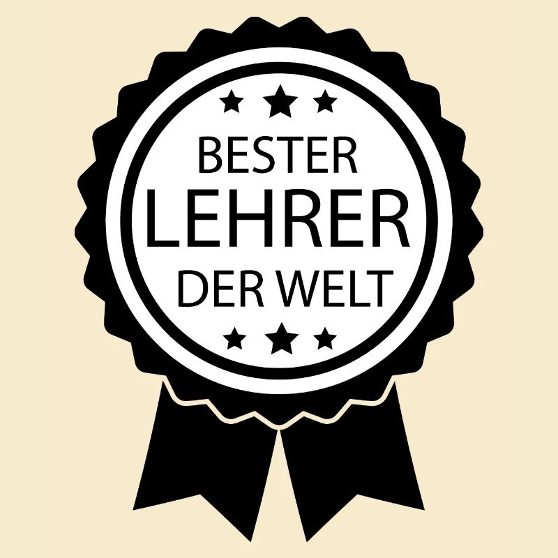 Bester Lehrer der Welt Geschenk Abschied Schule