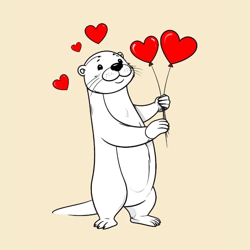 Otter am Valentinstag
