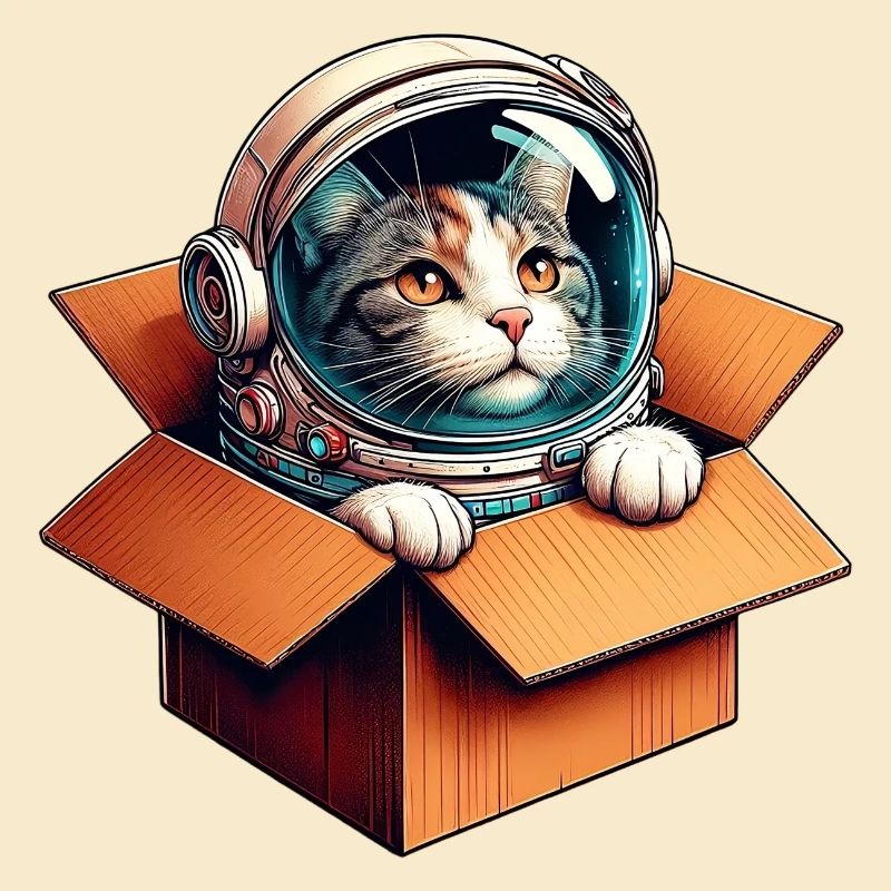 Astronaut Katze