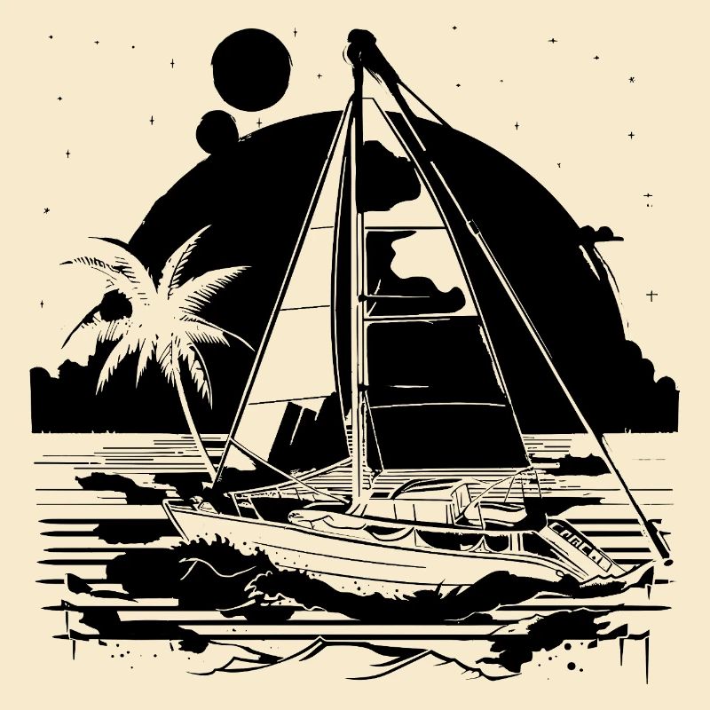 Sailing Drawing