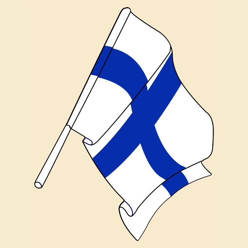 Drapeau de la Finlande