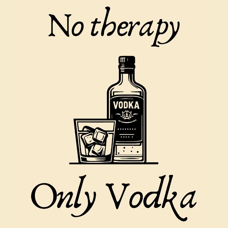 Pas de thérapie, seulement de la vodka