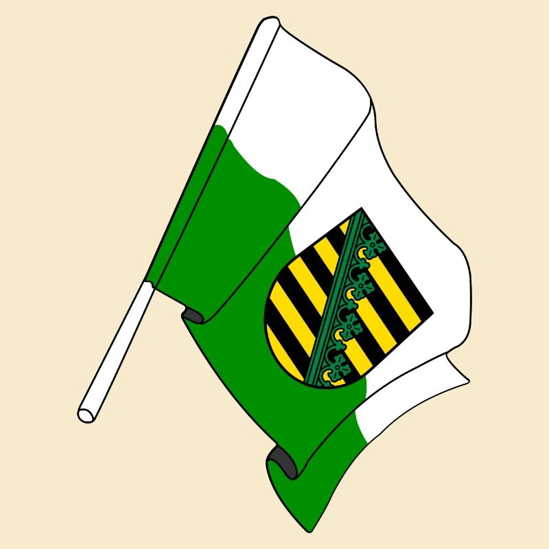 Drapeau Saxe