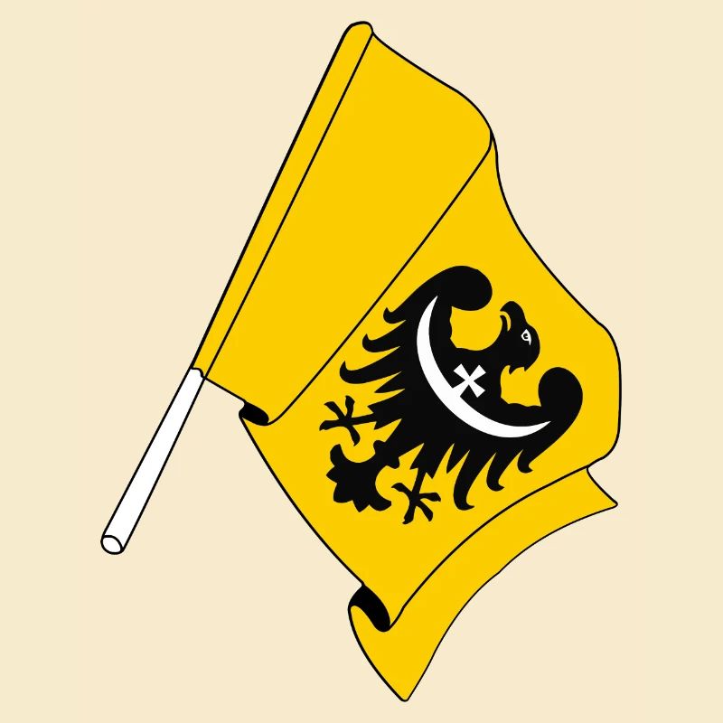 Drapeau Basse-Silésie Pologne