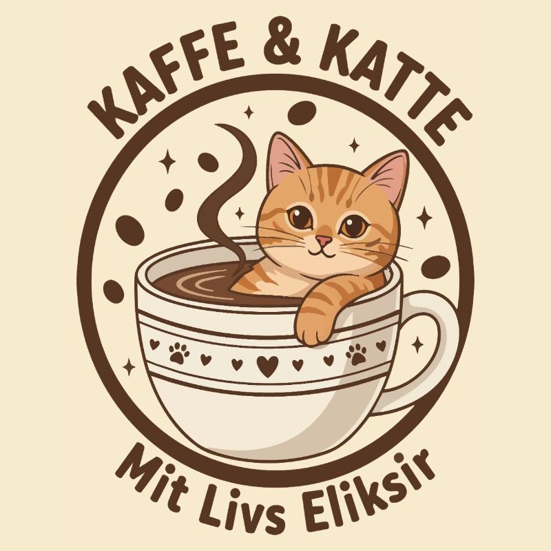 Coffee Cat in Cup: Purr Elixir
