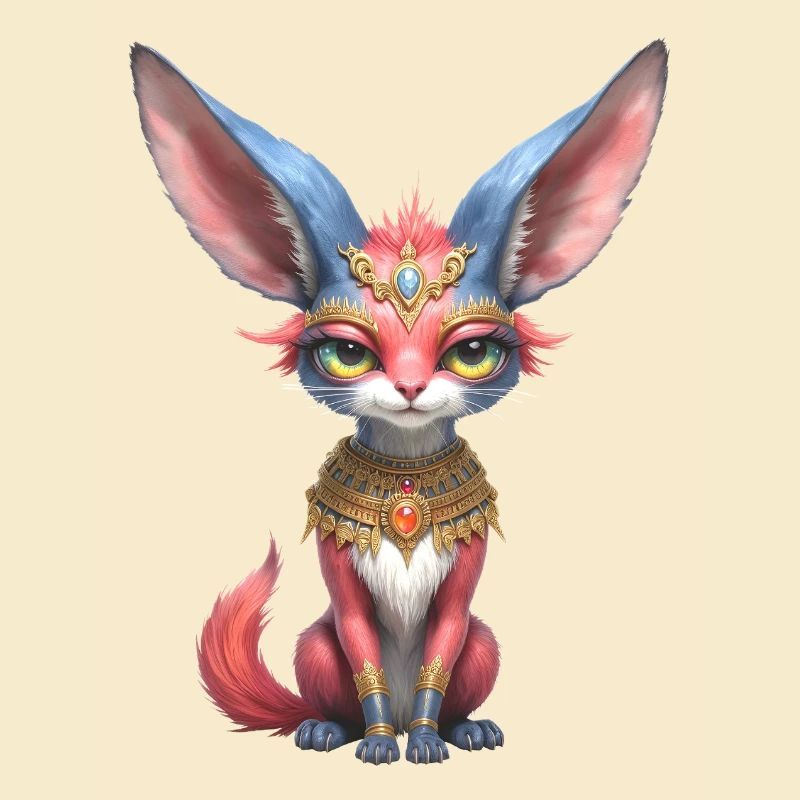 Pharaon Chat de Cristal et d’Or