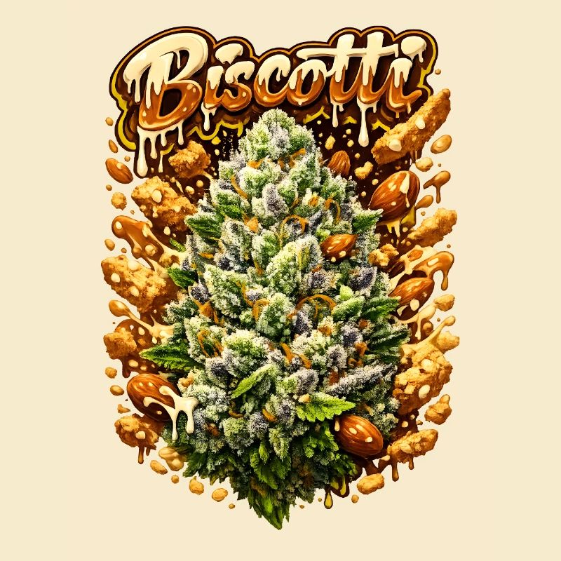 Biscotti Cookie Graffiti Art Print