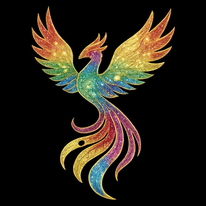 Rainbow Phoenix Spark Splendor