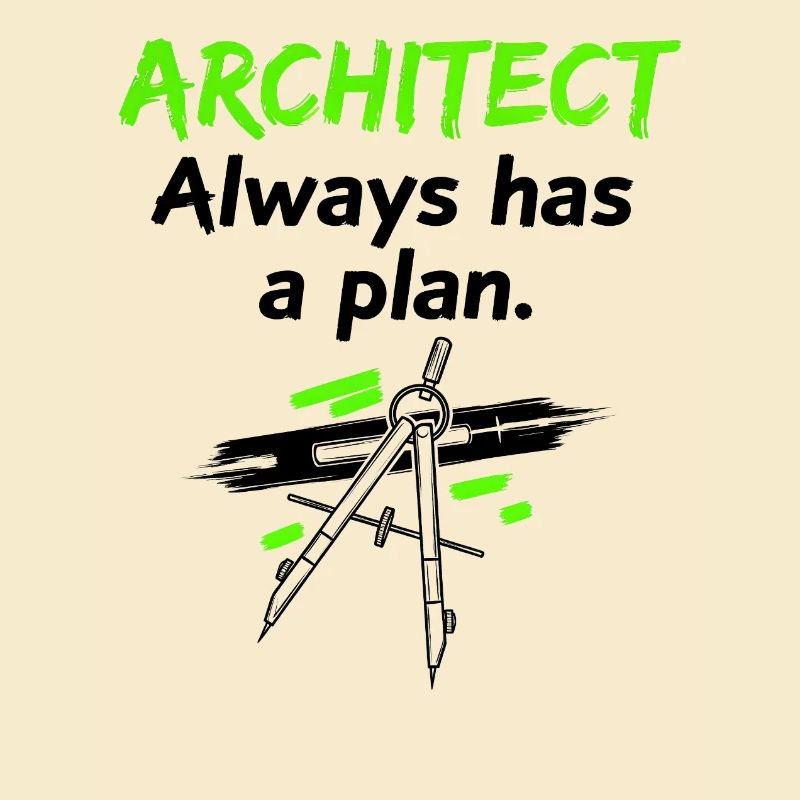 Architect with a plan