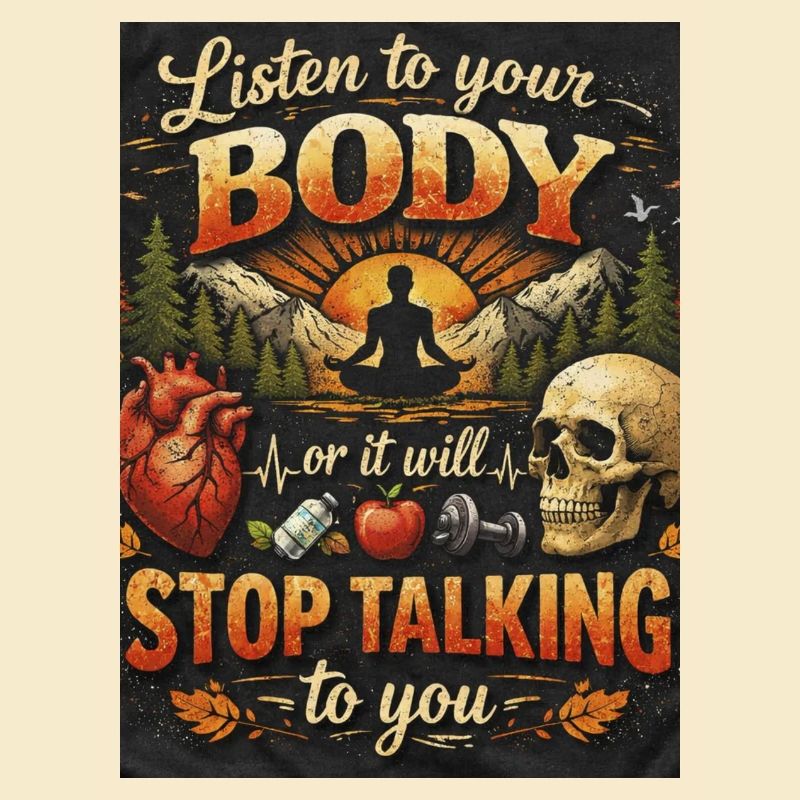Hör auf deinen Körper oder er spricht