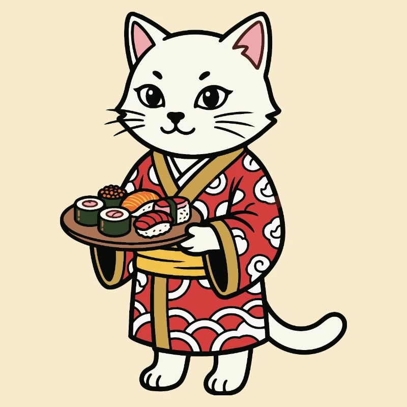 Chat à sushi