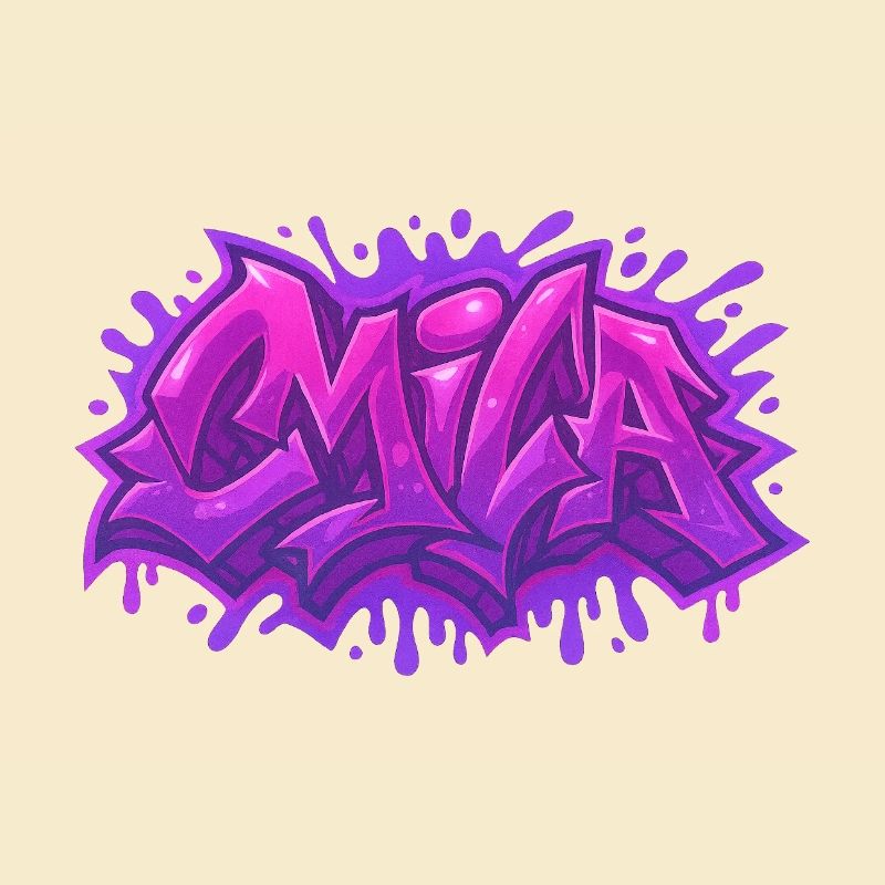 Graffiti MILA Name Gift Ideal Printable