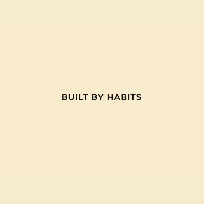 Construction par habitudes Typographie