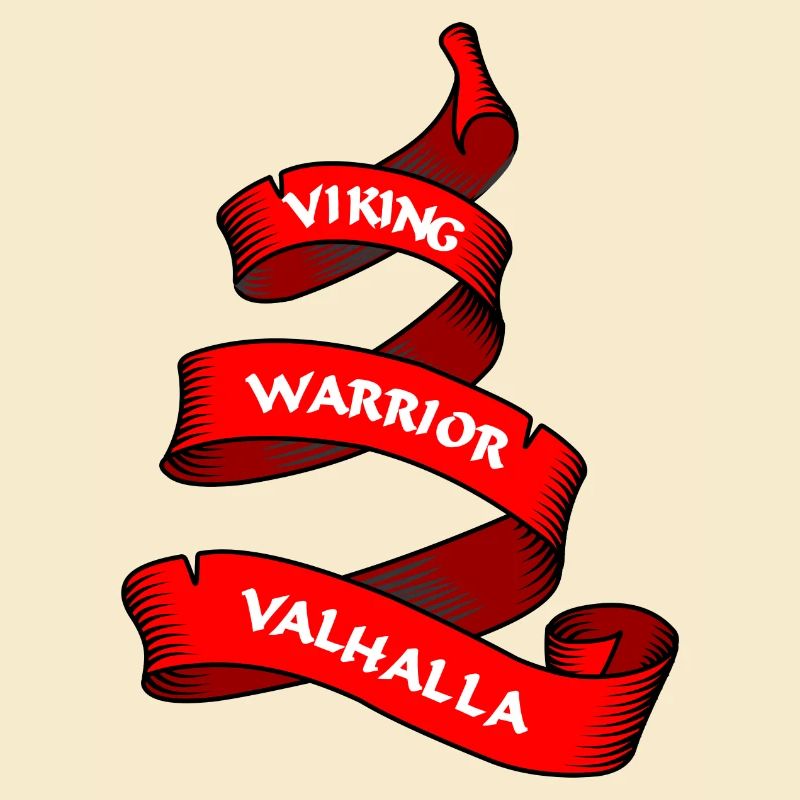 Wikinger Wimpel oder Banner rot