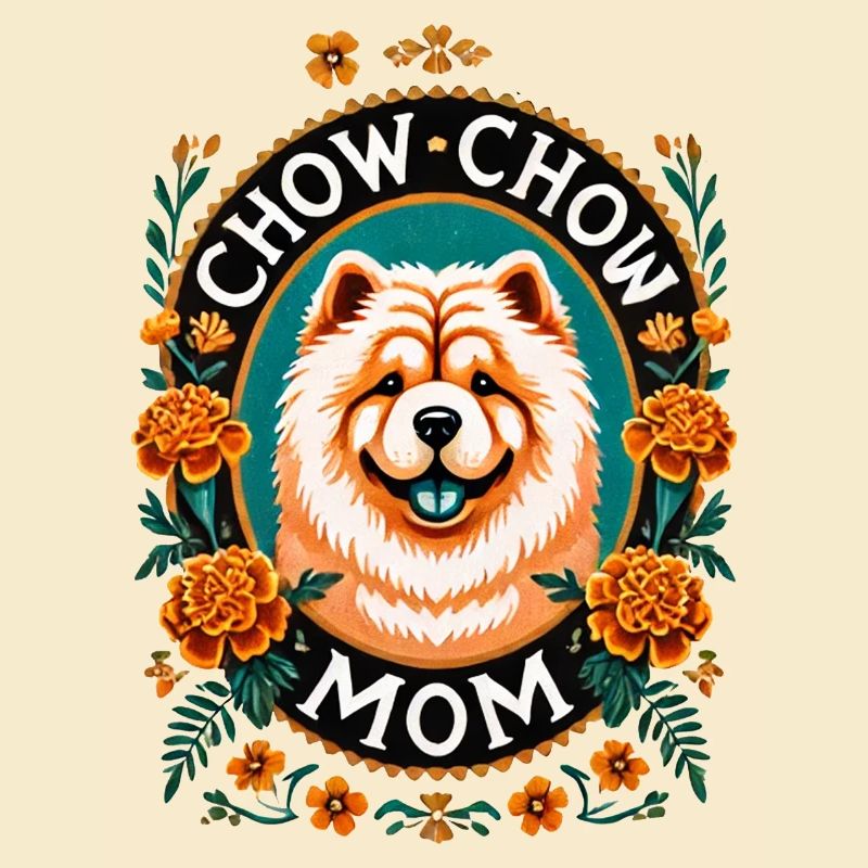 Chow Chow Mama Kreis Design
