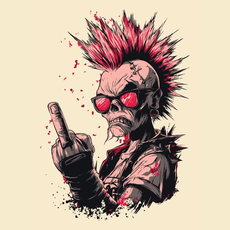 Punk Skeleton Style