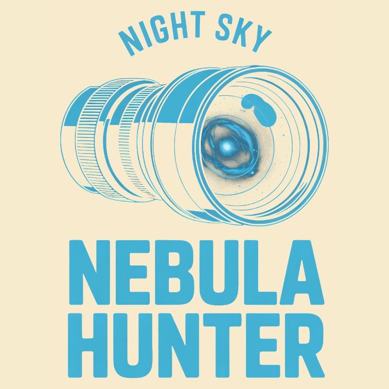 Nebula Hunter Night Sky Teleskop-Tee
