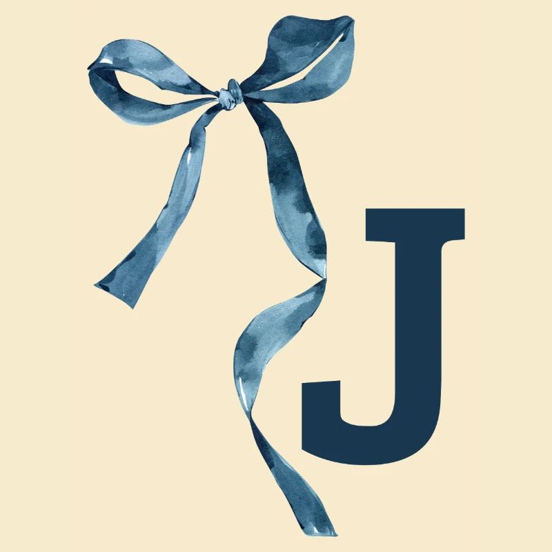 Monogramme j idée cadeau 