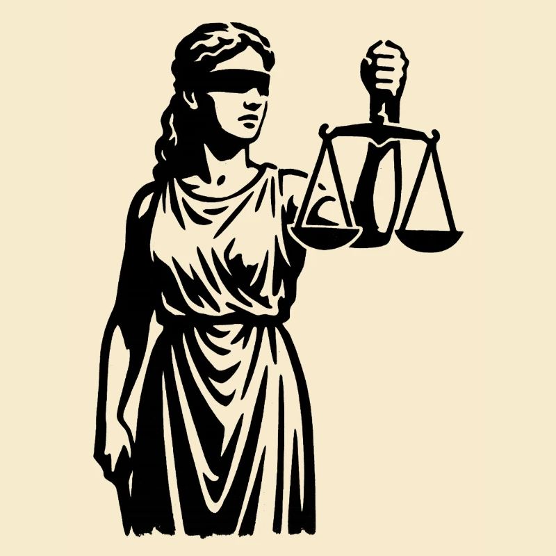 Justice | Justice in silhouette