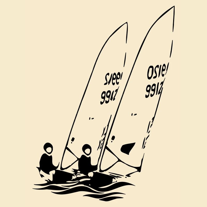ILCA Dériveurs laser à voile dans la régate
