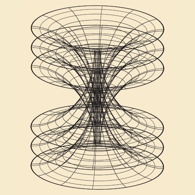 Warped Grid Sanduhr