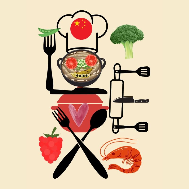 China Kitchen Collage