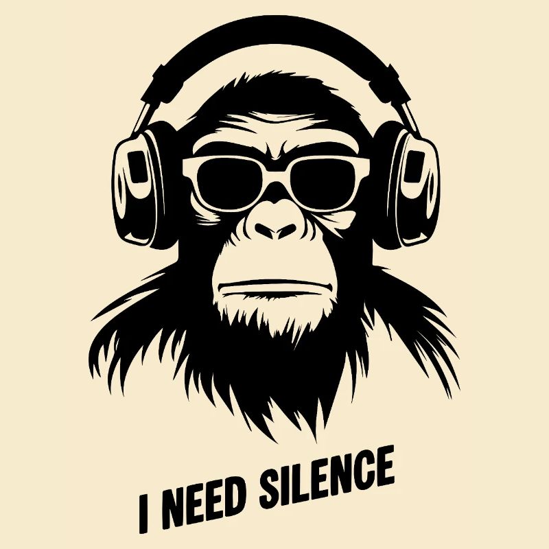 Singe et silence