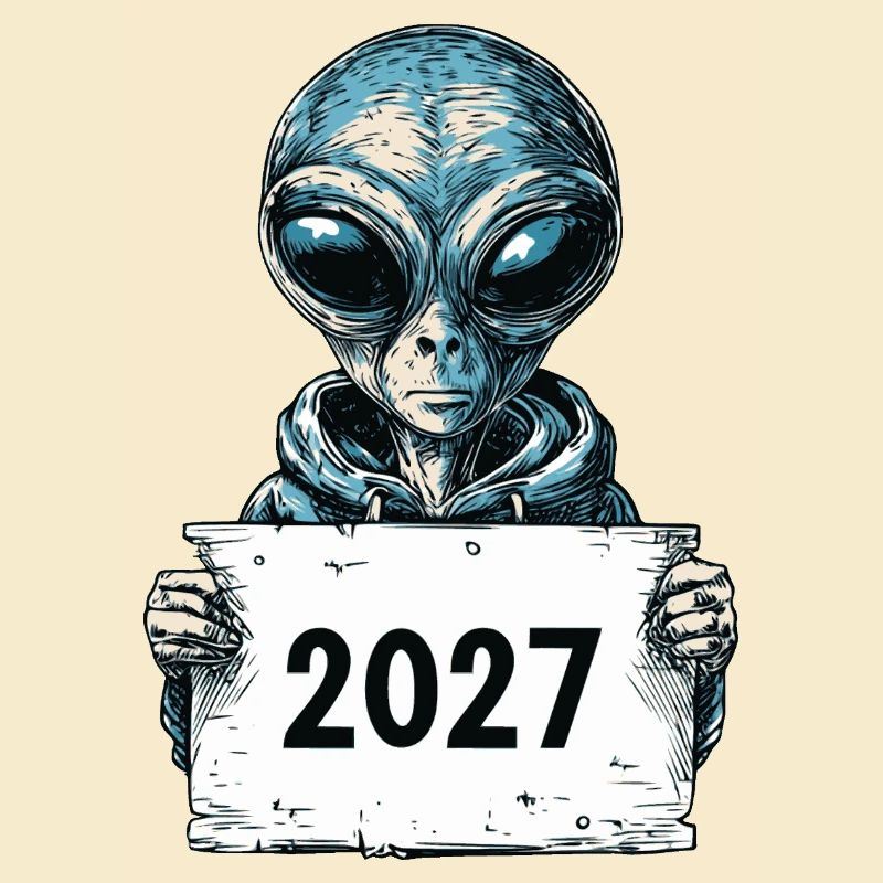 Extraterrestre cool en sweat à capuche