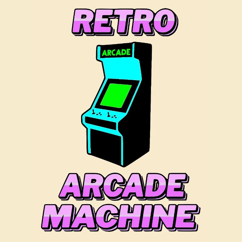 Retro arcade machine