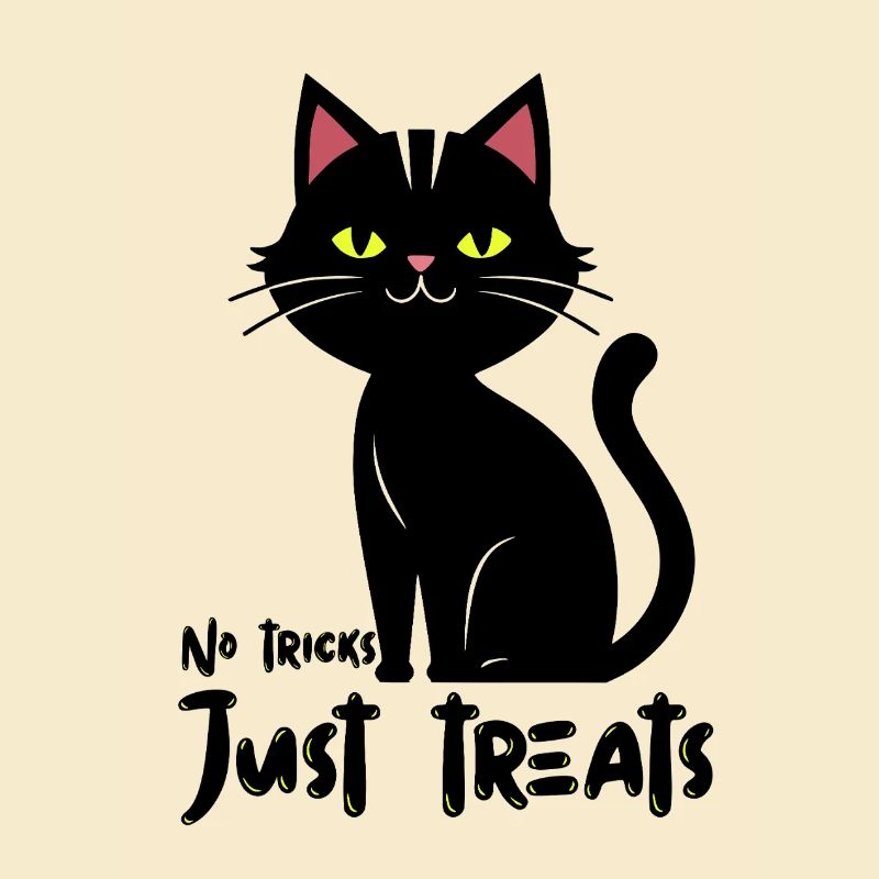 Glowing Cat Silhouette Illustration