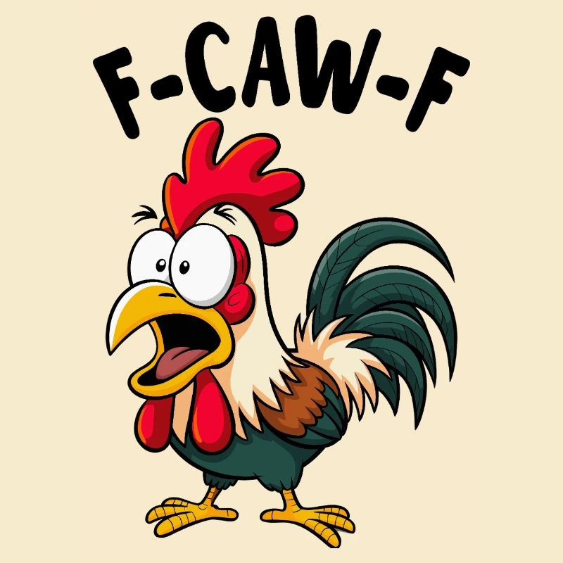 F CAW F Rooster Screaming Meme