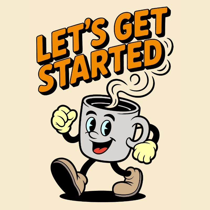 Coffee Ready to go motivational design