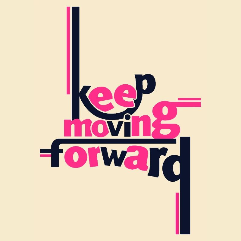 Keep Moving Forward Pink Statement Shirt