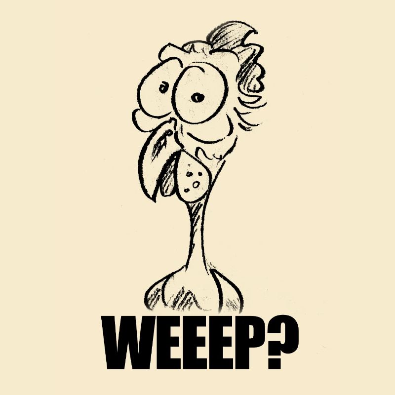 WEEEP? Verdutzter Chicken Hühnerkopf – Humor